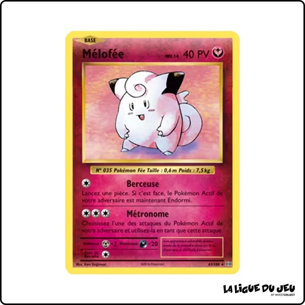 Holo - Pokemon - Évolutions - Mélofée 63/108