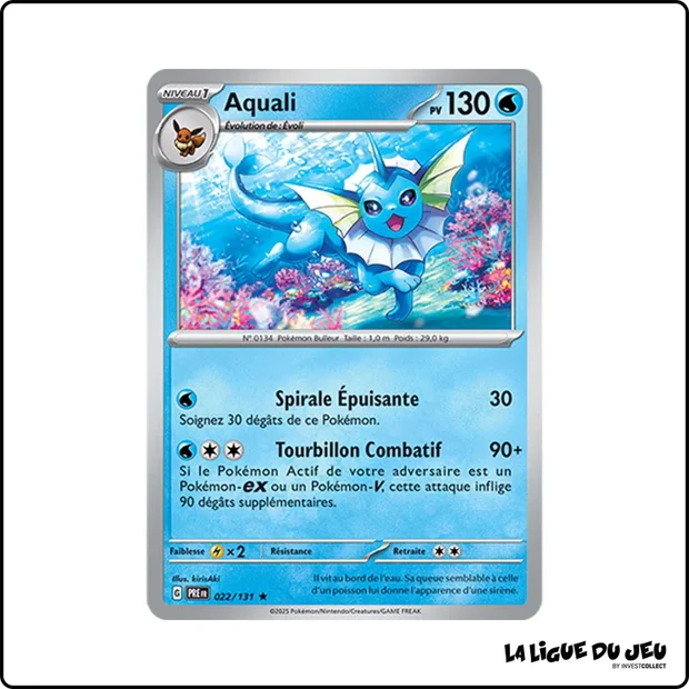 Holo - Pokemon - Évolutions Prismatiques - Aquali 22/131