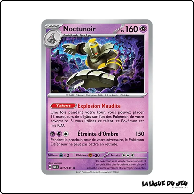 Holo - Pokemon - Évolutions Prismatiques - Noctunoir 37/131