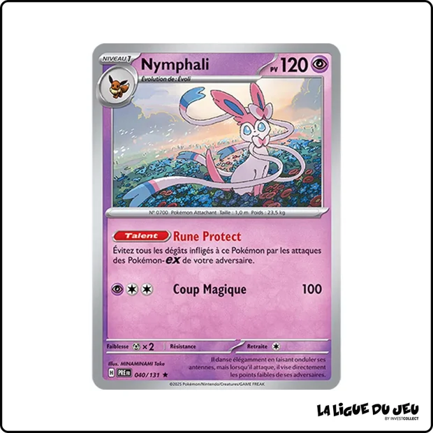 Holo - Pokemon - Évolutions Prismatiques - Nymphali 40/131