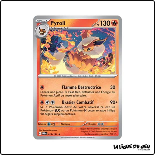 Holo - Pokemon - Évolutions Prismatiques - Pyroli 13/131
