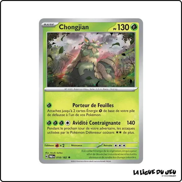 Holo - Pokemon - Faille Paradoxe - Chongjian 18/182