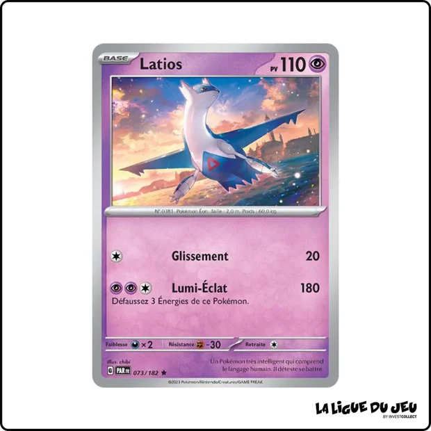 Holo - Pokemon - Faille Paradoxe - Latios 73/182