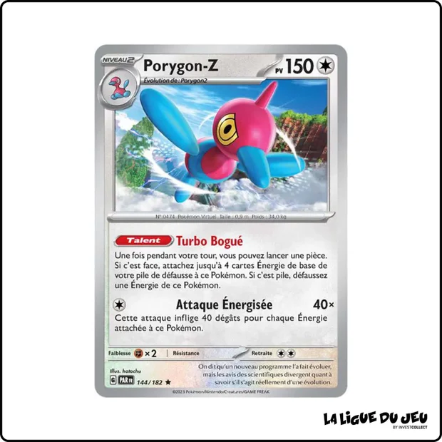 Holo - Pokemon - Faille Paradoxe - Porygon-Z 144/182