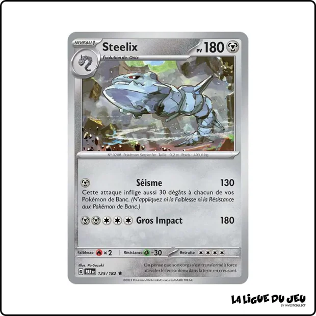 Holo - Pokemon - Faille Paradoxe - Steelix 125/182