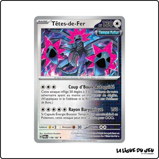 Holo - Pokemon - Faille Paradoxe - Têtes-de-Fer 158/182