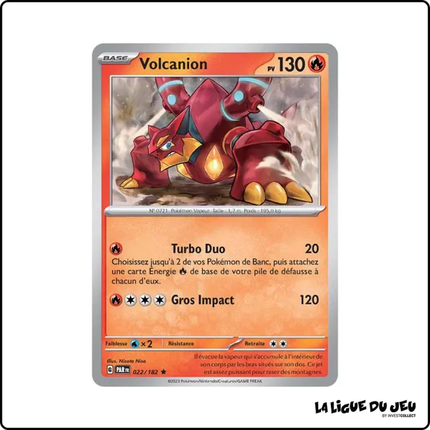 Holo - Pokemon - Faille Paradoxe - Volcanion 22/182