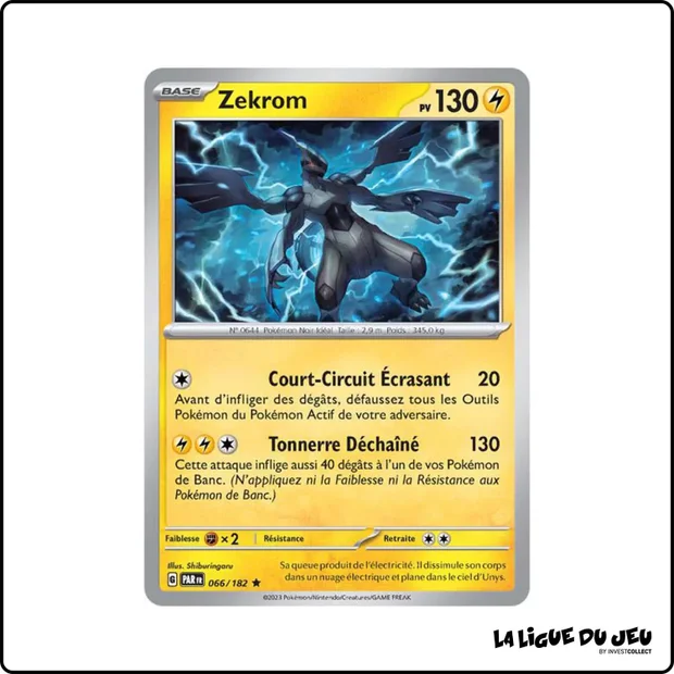 Holo - Pokemon - Faille Paradoxe - Zekrom 66/182