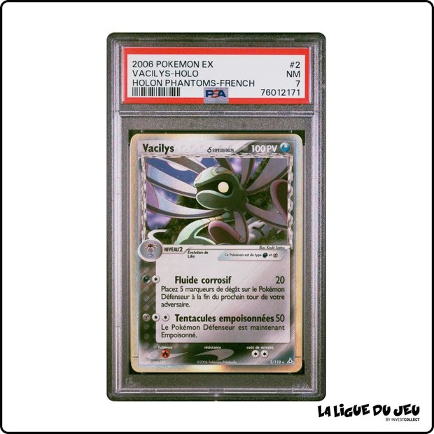 Holo - Pokemon - Fantômes Holon - Vacilys - 2/110 - PSA 7 - Français