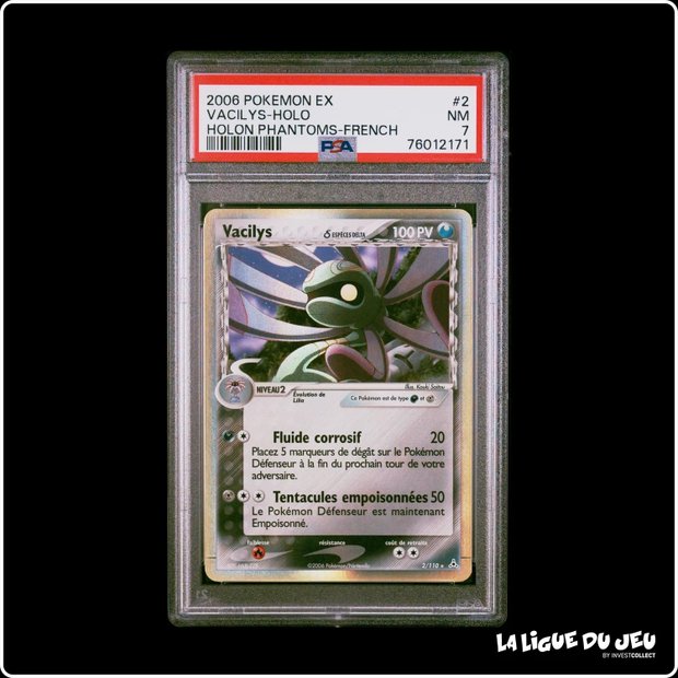 Holo - Pokemon - Fantômes Holon - Vacilys - 2/110 - PSA 7 - Français