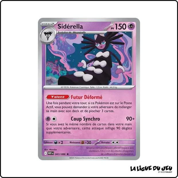 Holo - Pokemon - Flamme Blanche - Sidérella 43/86
