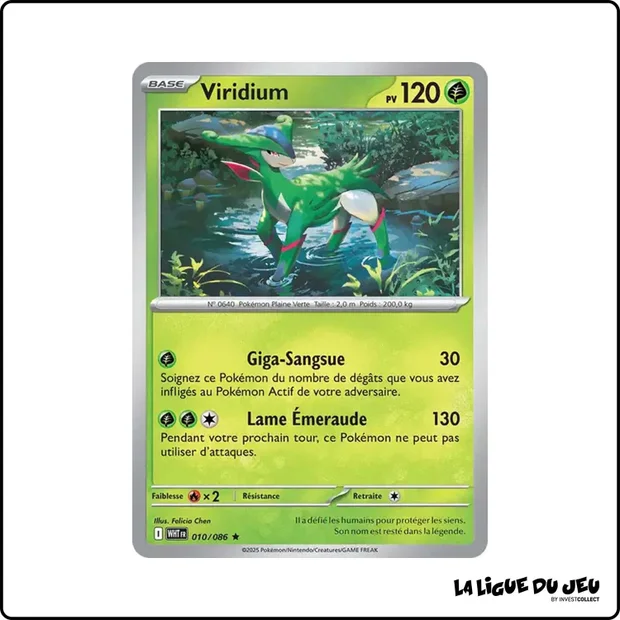 Holo - Pokemon - Flamme Blanche - Viridium 10/86