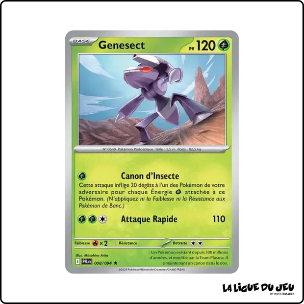 Holo - Pokemon - Flammes Fantasmagoriques - Genesect 8/94