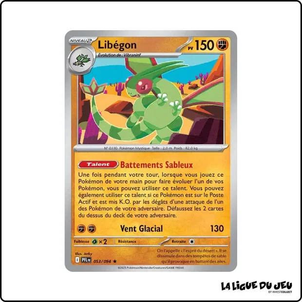 Holo - Pokemon - Flammes Fantasmagoriques - Libégon 53/94