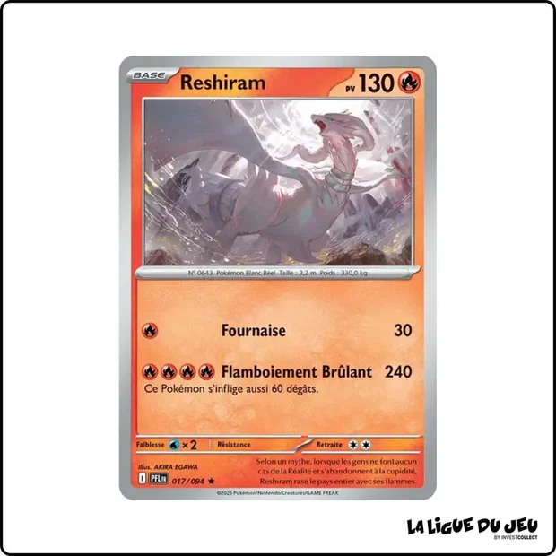 Holo - Pokemon - Flammes Fantasmagoriques - Reshiram 17/94