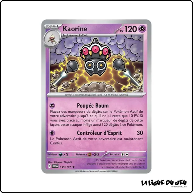 Holo - Pokemon - Flammes Obsidiennes - Kaorine 95/197