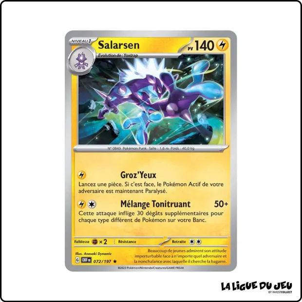 Holo - Pokemon - Flammes Obsidiennes - Salarsen 72/197