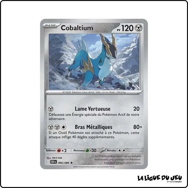 Holo - Pokemon - Foudre Noire - Cobaltium 66/86