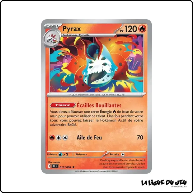 Holo - Pokemon - Foudre Noire - Pyrax 16/86