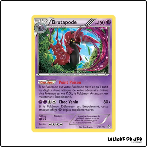 Holo - Pokemon - Frontières Franchies - Brutapode 74/149