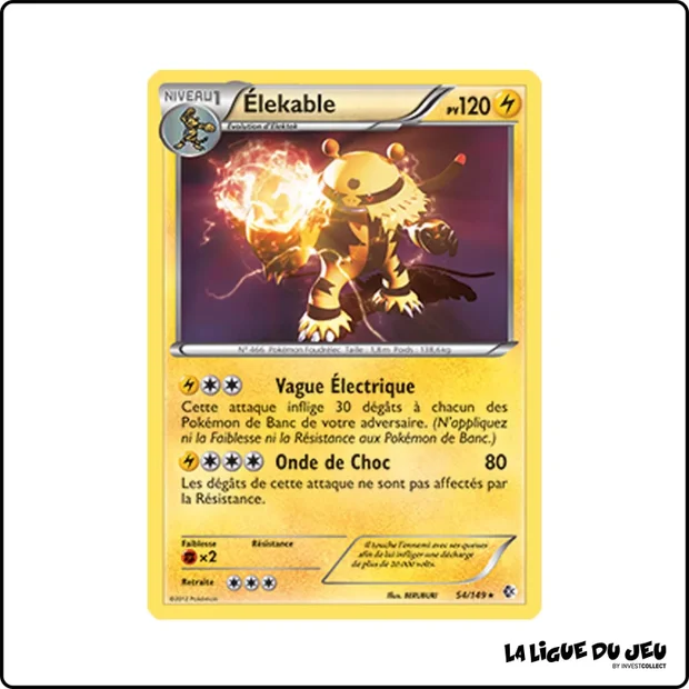 Holo - Pokemon - Frontières Franchies - Élekable 54/149