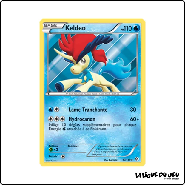 Holo - Pokemon - Frontières Franchies - Keldeo 47/149