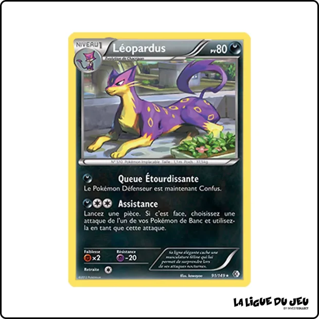 Holo - Pokemon - Frontières Franchies - Léopardus 91/149