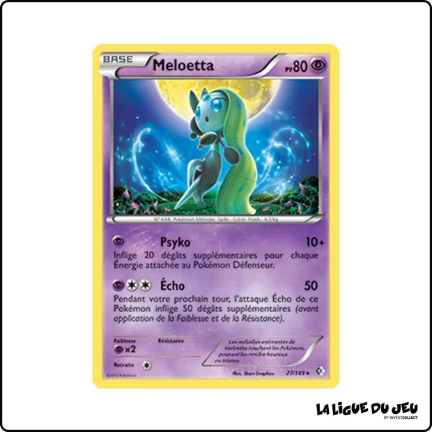 Holo - Pokemon - Frontières Franchies - Meloetta 77/149