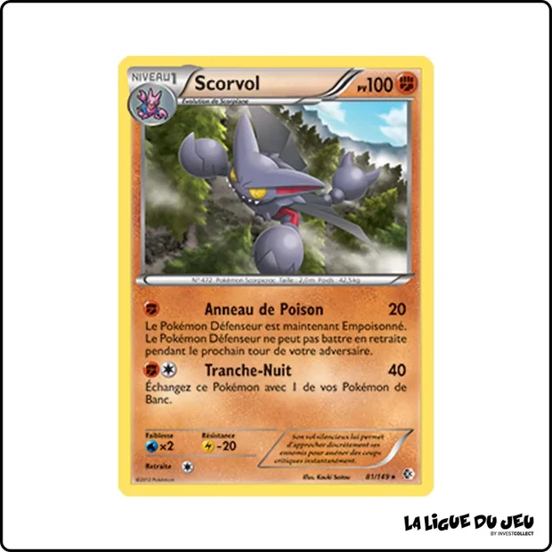 Holo - Pokemon - Frontières Franchies - Scorvol 81/149