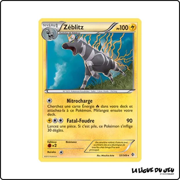 Holo - Pokemon - Frontières Franchies - Zéblitz 57/149