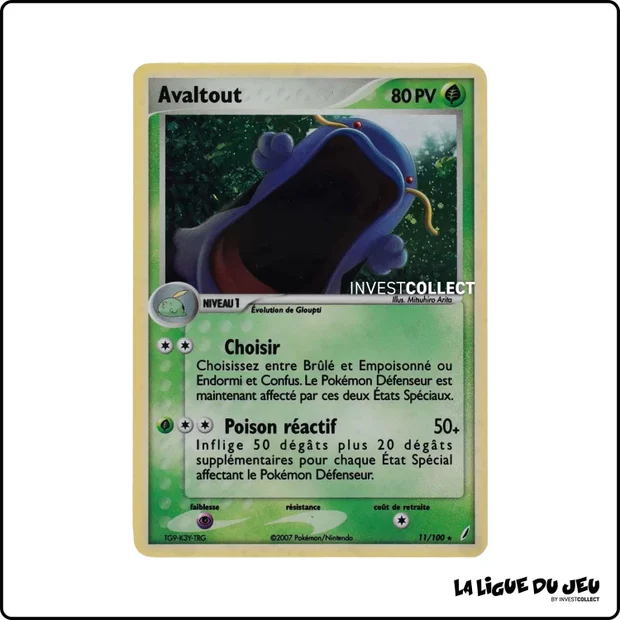 Holo - Pokemon - Gardiens de Cristal - Avaltout 11/100