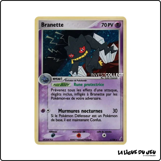 Holo - Pokemon - Gardiens de Cristal - Branette 1/100