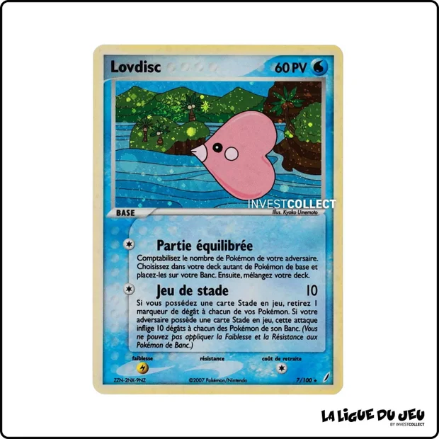 Holo - Pokemon - Gardiens de Cristal - Lovdisc 7/100