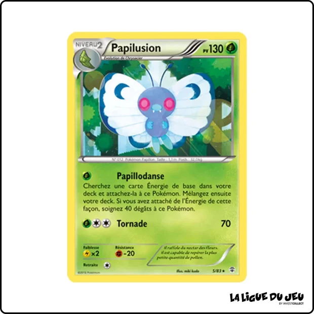 Holo - Pokemon - Générations - Papilusion 5/83