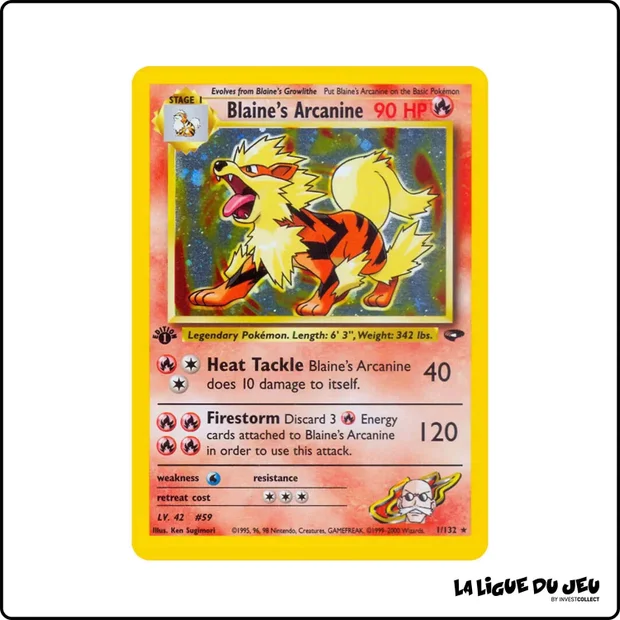Holo - Pokemon - Gym Challenge - Blaine's Arcanine 1/132
