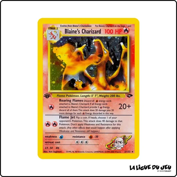 Holo - Pokemon - Gym Challenge - Blaine's Charizard 2/132