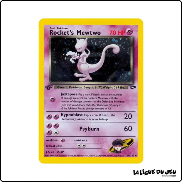 Holo - Pokemon - Gym Challenge - Rocket's Mewtwo 14/132