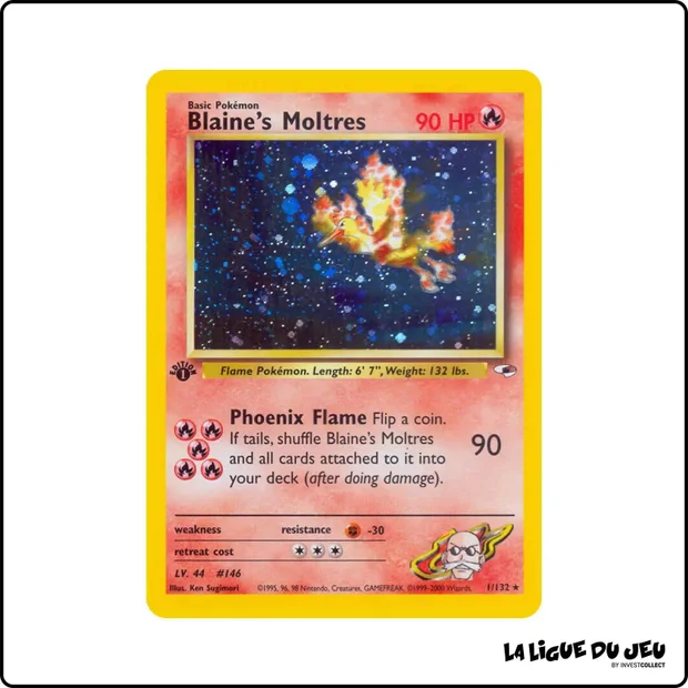 Holo - Pokemon - Gym Heroes - Blaine's Moltres 1/132