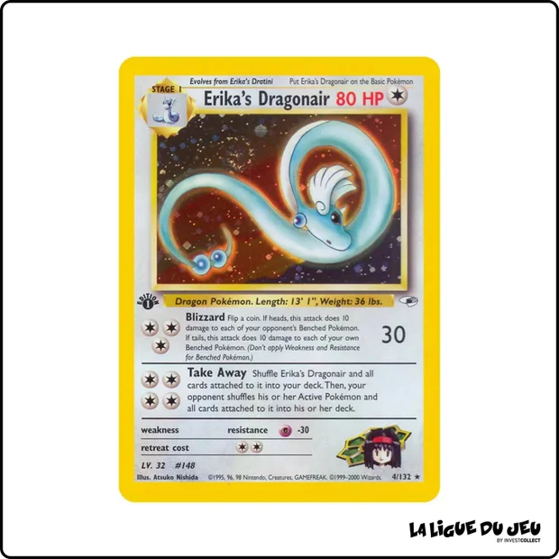 Holo - Pokemon - Gym Heroes - Erika's Dragonair 4/132
