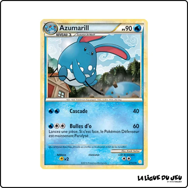 Holo - Pokemon - HeartGold SoulSilver de Base - Azumarill 2/123