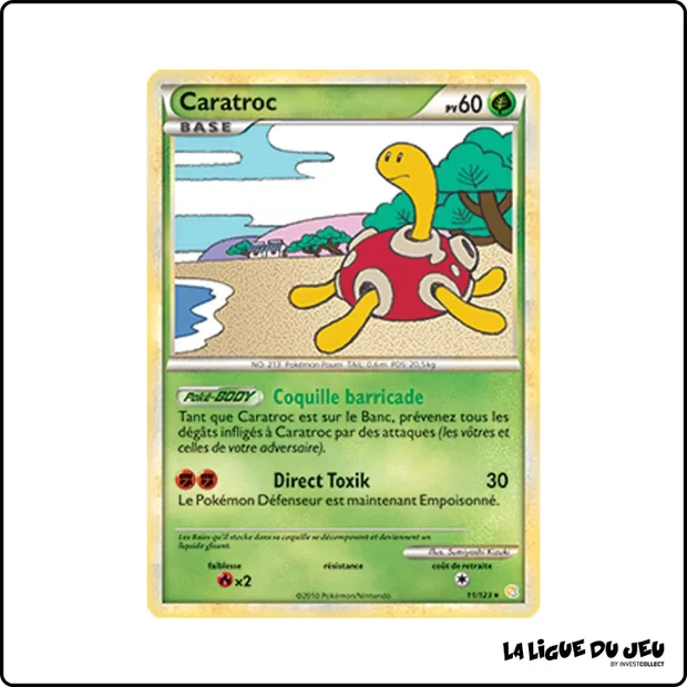 Holo - Pokemon - HeartGold SoulSilver de Base - Caratroc 11/123