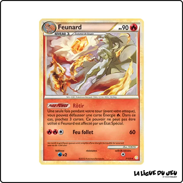 Holo - Pokemon - HeartGold SoulSilver de Base - Feunard 7/123