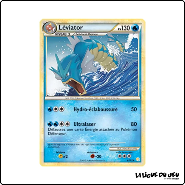 Holo - Pokemon - HeartGold SoulSilver de Base - Léviator 4/123