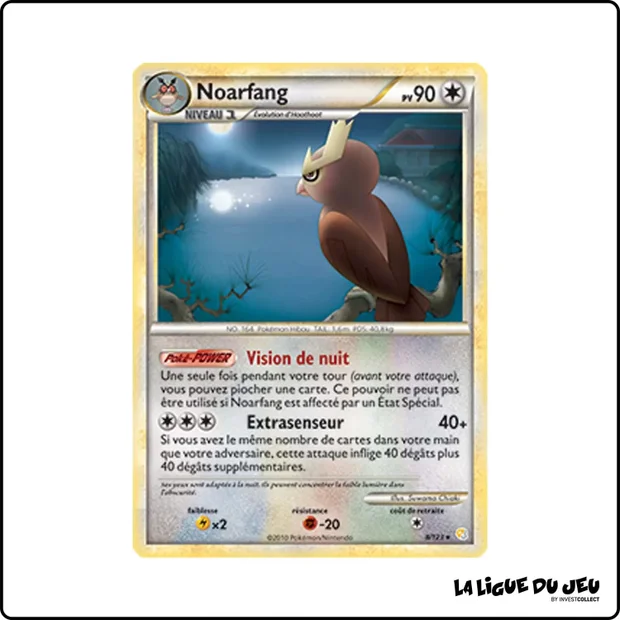 Holo - Pokemon - HeartGold SoulSilver de Base - Noarfang 8/123