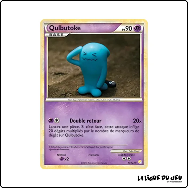 Holo - Pokemon - HeartGold SoulSilver de Base - Qulbutoke 13/123