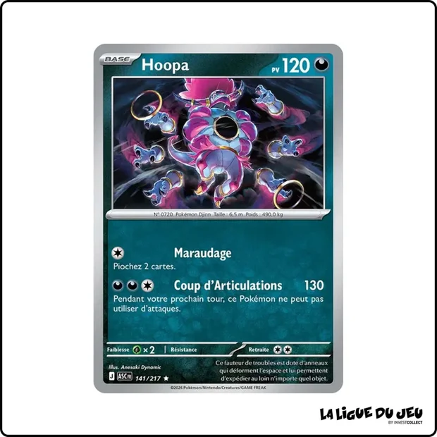 Holo - Pokemon - Héros Transcendants - Hoopa 141/217