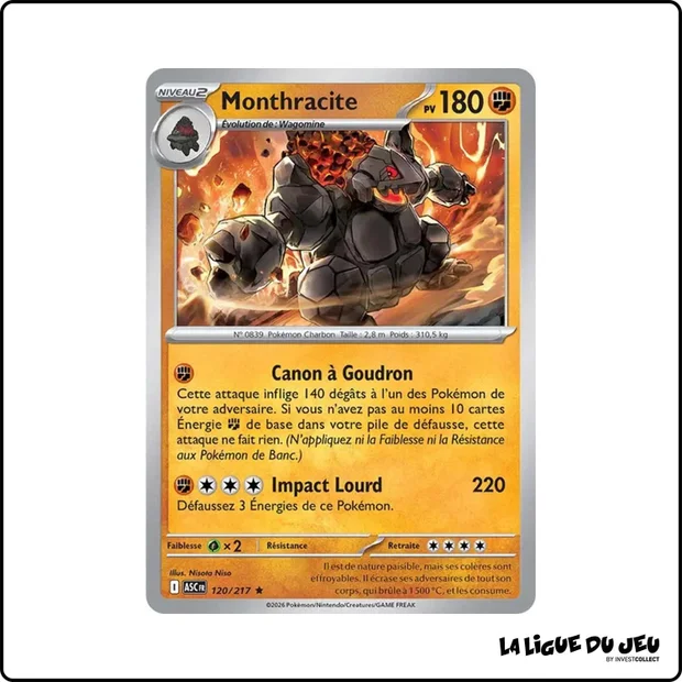 Holo - Pokemon - Héros Transcendants - Monthracite 120/217