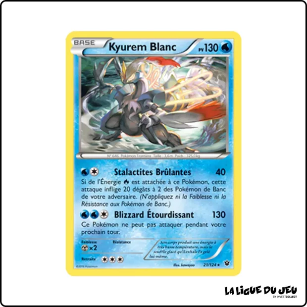 Holo - Pokemon - Impact des Destins - Kyurem Blanc 21/125