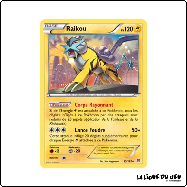 Holo - Pokemon - Impulsion Turbo - Raikou 55/162