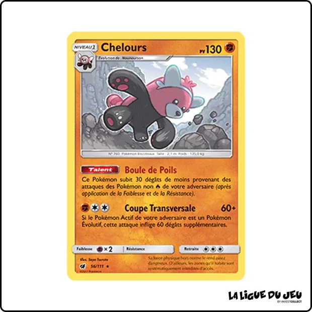 Holo - Pokemon - Invasion Carmin - Chelours 56/111